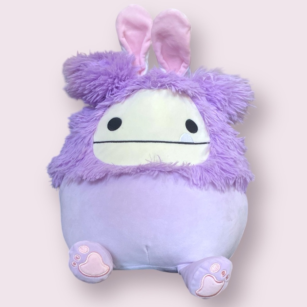SquishMallow Dilka The Lavender Bigfoot With Bunny Ears